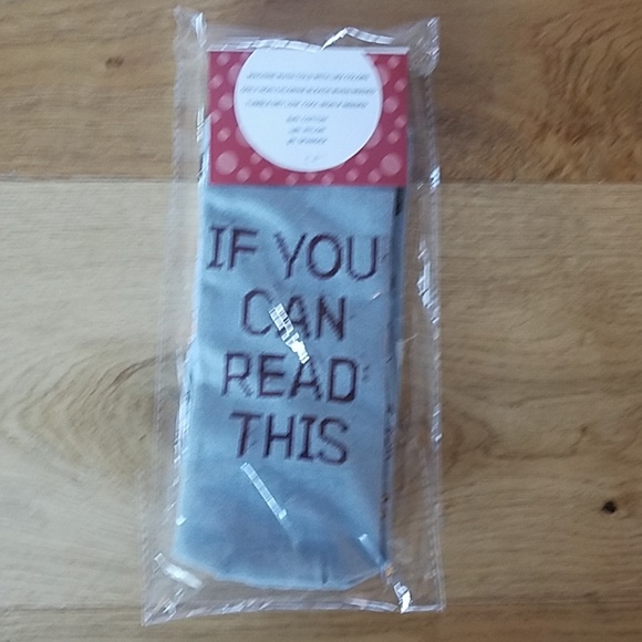 Brand new! Funny size large grey socks - Picture 2 of 2